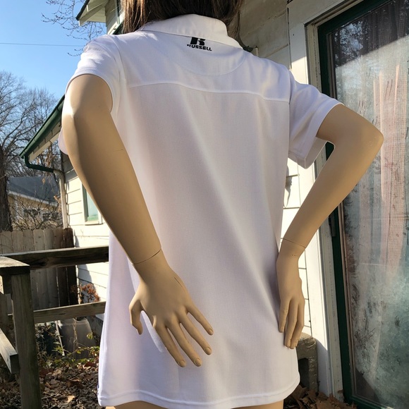 KU Jayhawk Polo by Russell Athletic Size Large - Picture 5 of 7